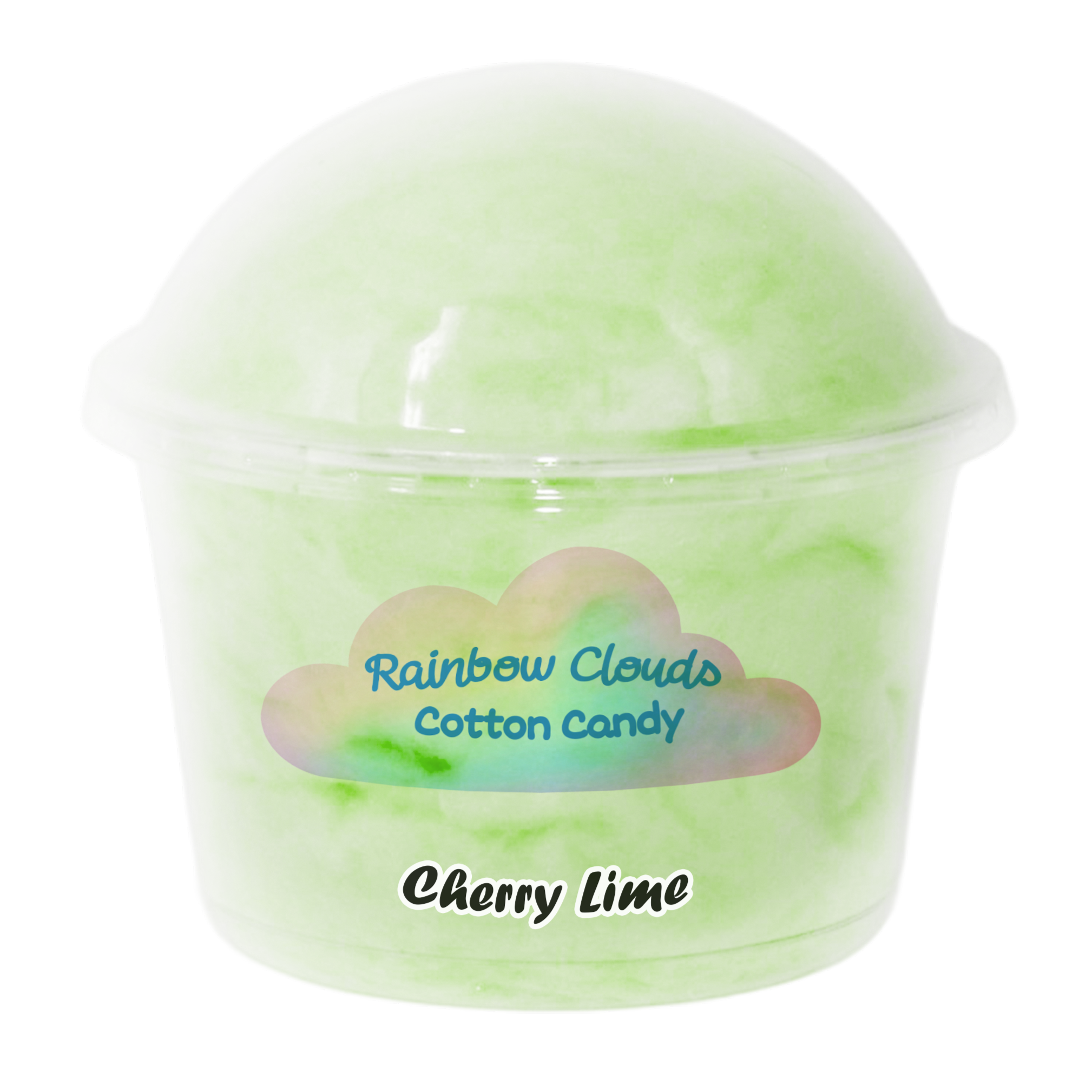 Cherry Lime cotton candy